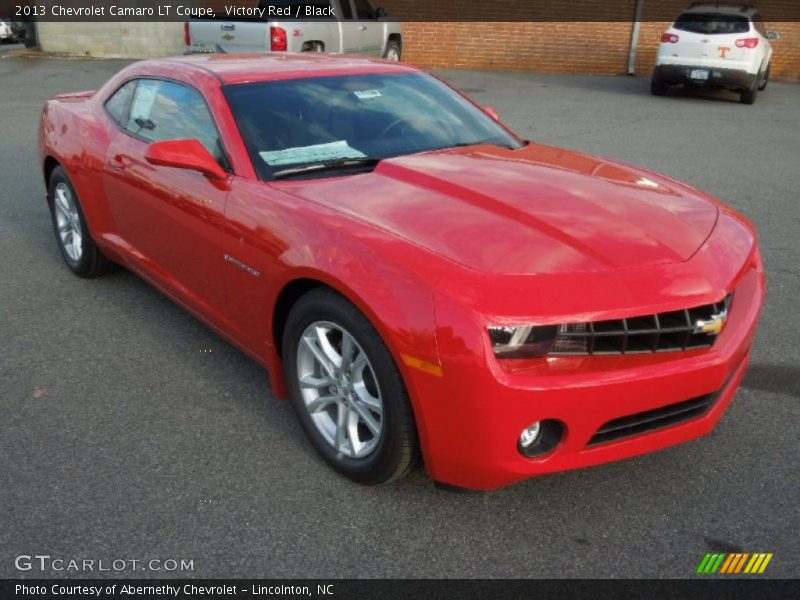 Victory Red / Black 2013 Chevrolet Camaro LT Coupe