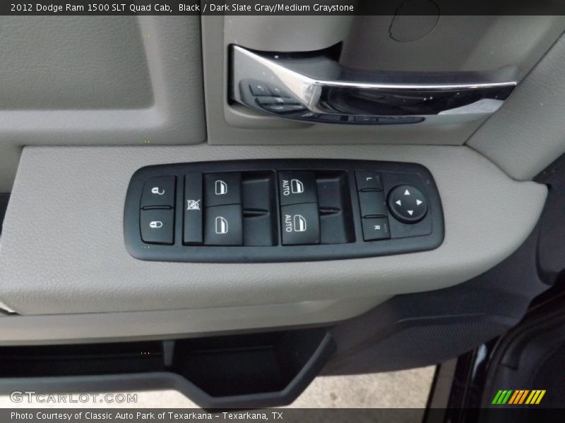 Black / Dark Slate Gray/Medium Graystone 2012 Dodge Ram 1500 SLT Quad Cab