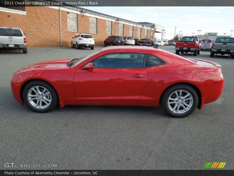 Victory Red / Black 2013 Chevrolet Camaro LT Coupe