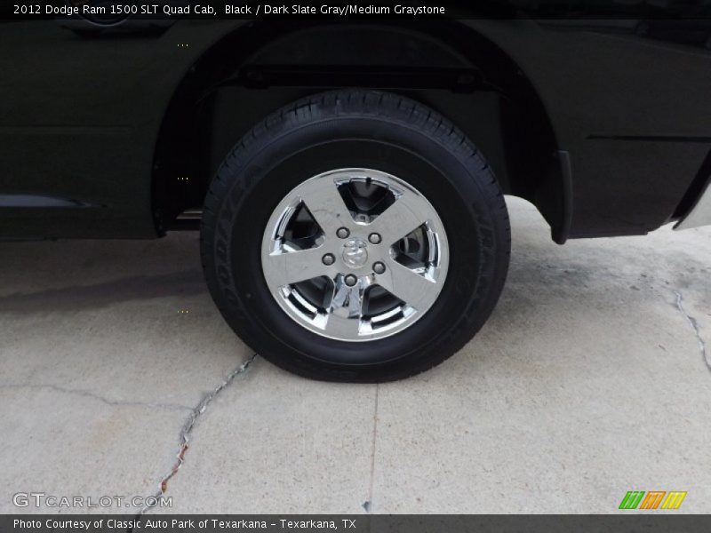 Black / Dark Slate Gray/Medium Graystone 2012 Dodge Ram 1500 SLT Quad Cab