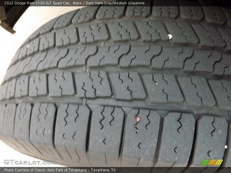 Black / Dark Slate Gray/Medium Graystone 2012 Dodge Ram 1500 SLT Quad Cab