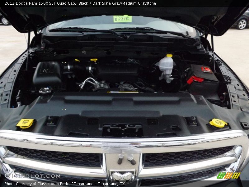 Black / Dark Slate Gray/Medium Graystone 2012 Dodge Ram 1500 SLT Quad Cab