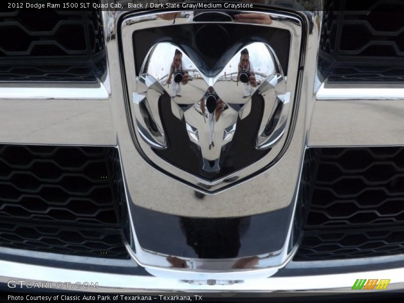 Black / Dark Slate Gray/Medium Graystone 2012 Dodge Ram 1500 SLT Quad Cab