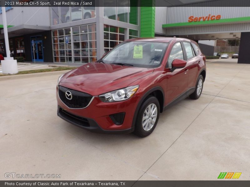 Zeal Red Mica / Sand 2013 Mazda CX-5 Sport