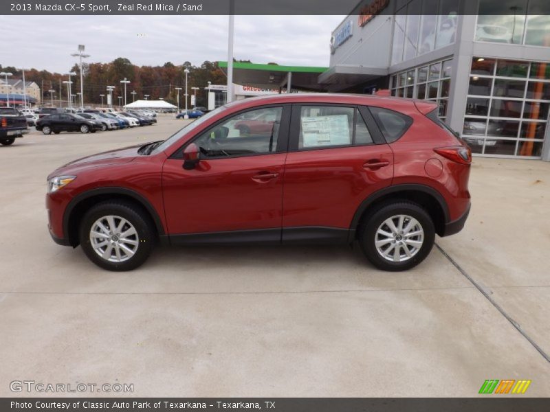 Zeal Red Mica / Sand 2013 Mazda CX-5 Sport
