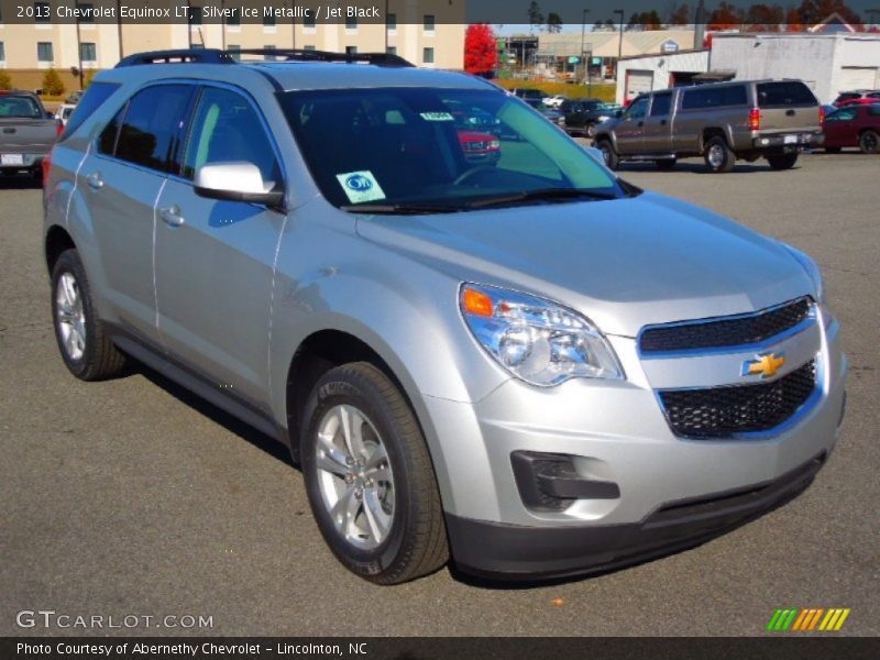 Silver Ice Metallic / Jet Black 2013 Chevrolet Equinox LT