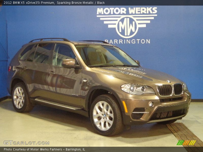 Sparkling Bronze Metallic / Black 2012 BMW X5 xDrive35i Premium