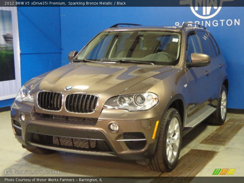 Sparkling Bronze Metallic / Black 2012 BMW X5 xDrive35i Premium
