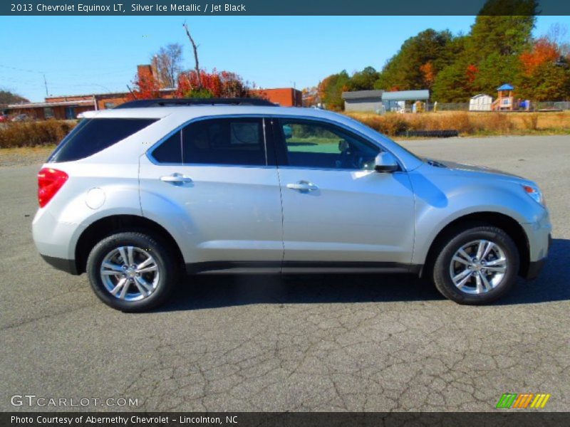Silver Ice Metallic / Jet Black 2013 Chevrolet Equinox LT