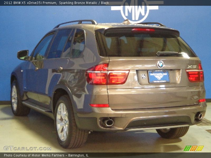 Sparkling Bronze Metallic / Black 2012 BMW X5 xDrive35i Premium