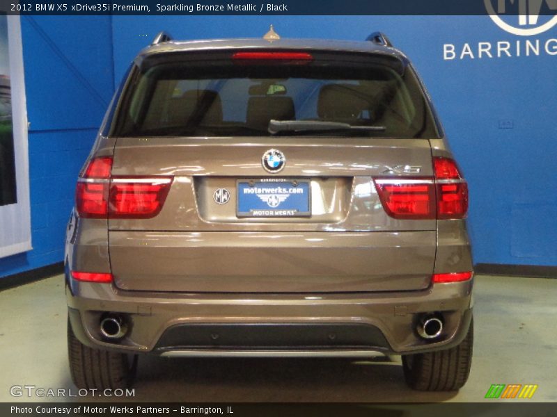 Sparkling Bronze Metallic / Black 2012 BMW X5 xDrive35i Premium