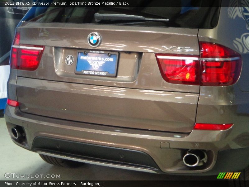 Sparkling Bronze Metallic / Black 2012 BMW X5 xDrive35i Premium