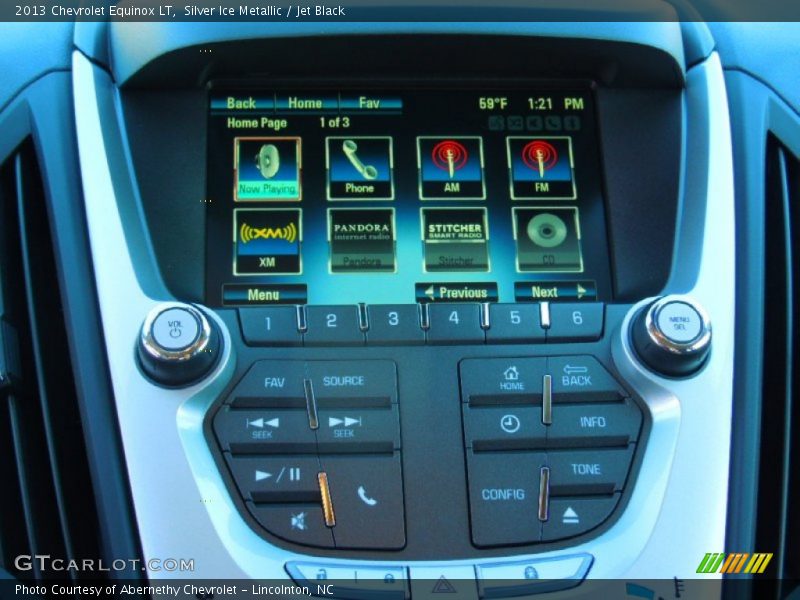 Silver Ice Metallic / Jet Black 2013 Chevrolet Equinox LT