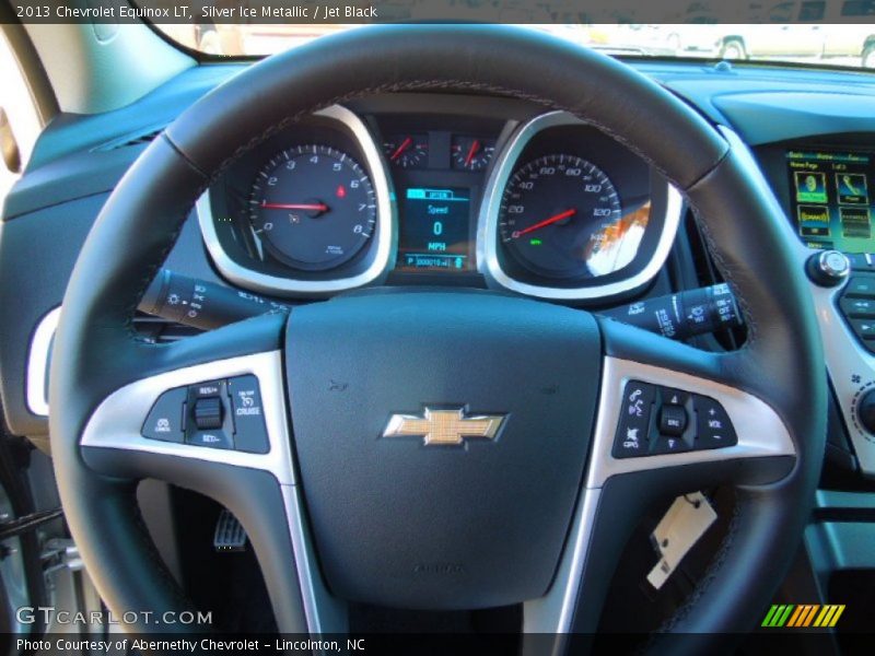 Silver Ice Metallic / Jet Black 2013 Chevrolet Equinox LT