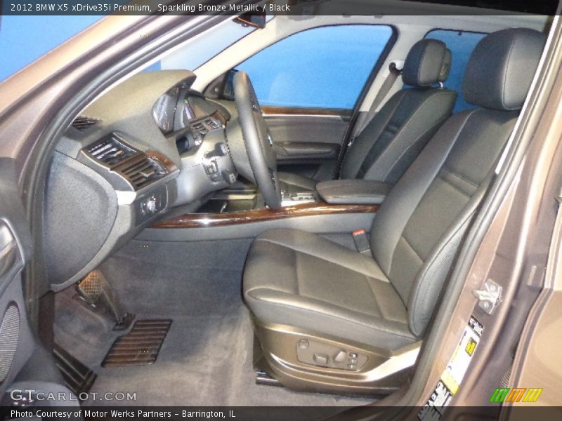 Sparkling Bronze Metallic / Black 2012 BMW X5 xDrive35i Premium
