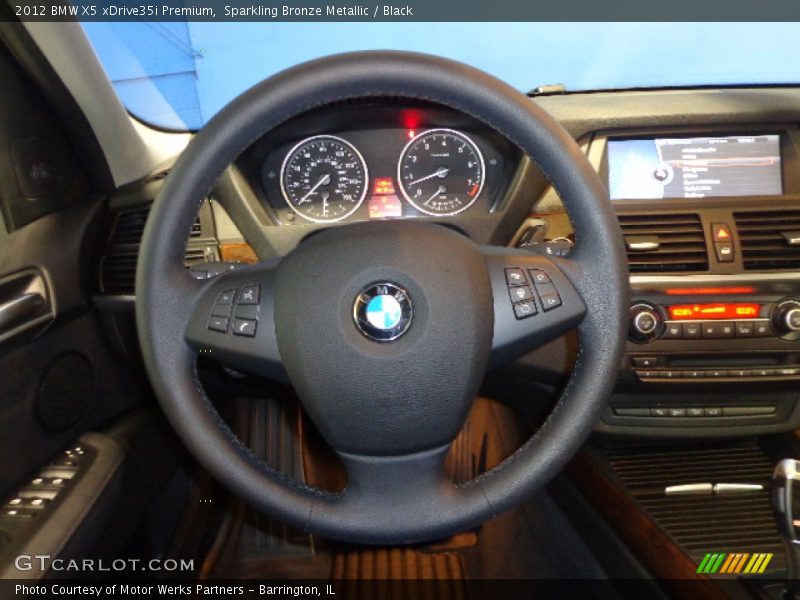Sparkling Bronze Metallic / Black 2012 BMW X5 xDrive35i Premium