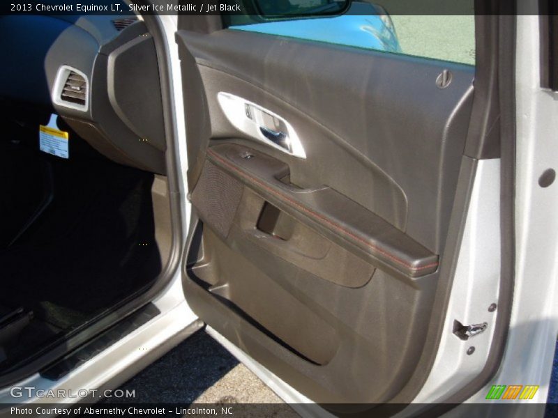 Silver Ice Metallic / Jet Black 2013 Chevrolet Equinox LT