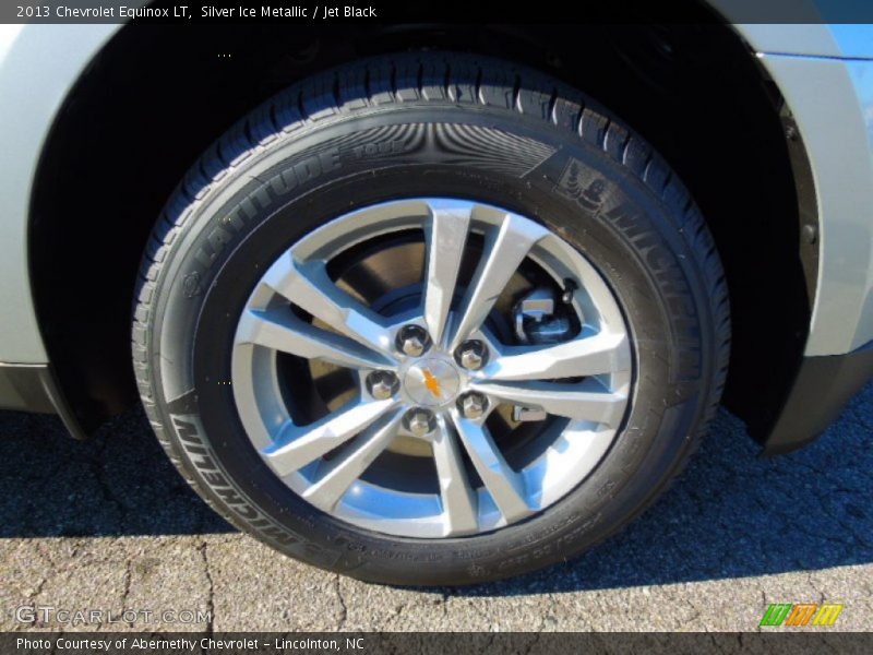 Silver Ice Metallic / Jet Black 2013 Chevrolet Equinox LT