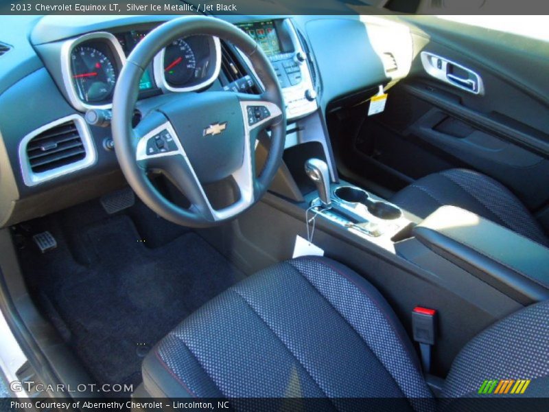 Silver Ice Metallic / Jet Black 2013 Chevrolet Equinox LT