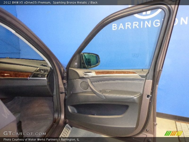 Sparkling Bronze Metallic / Black 2012 BMW X5 xDrive35i Premium