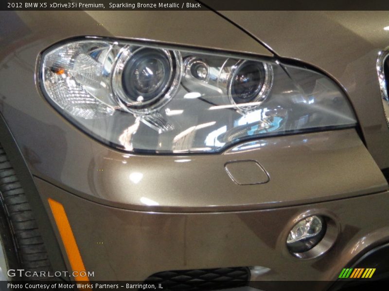 Sparkling Bronze Metallic / Black 2012 BMW X5 xDrive35i Premium
