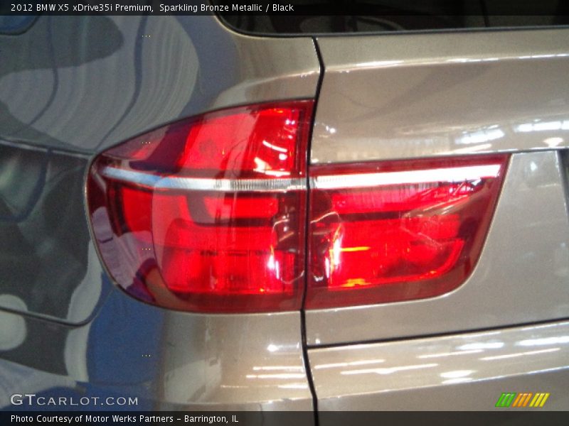 Sparkling Bronze Metallic / Black 2012 BMW X5 xDrive35i Premium