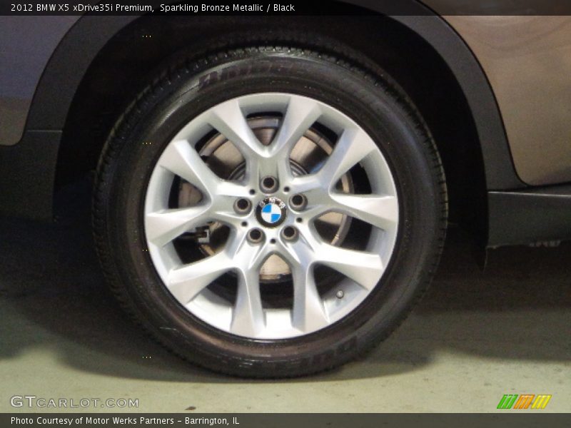 Sparkling Bronze Metallic / Black 2012 BMW X5 xDrive35i Premium