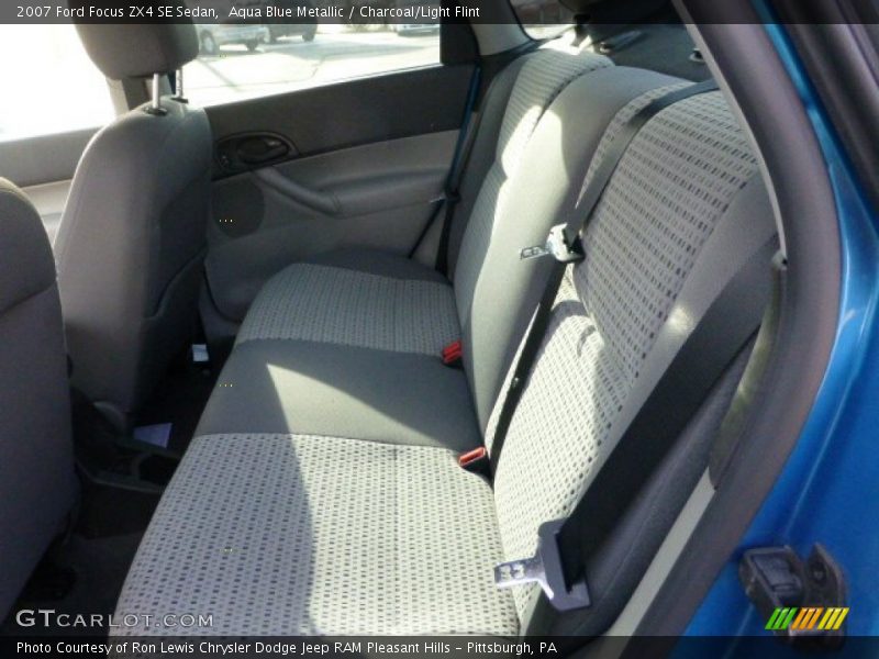 Aqua Blue Metallic / Charcoal/Light Flint 2007 Ford Focus ZX4 SE Sedan