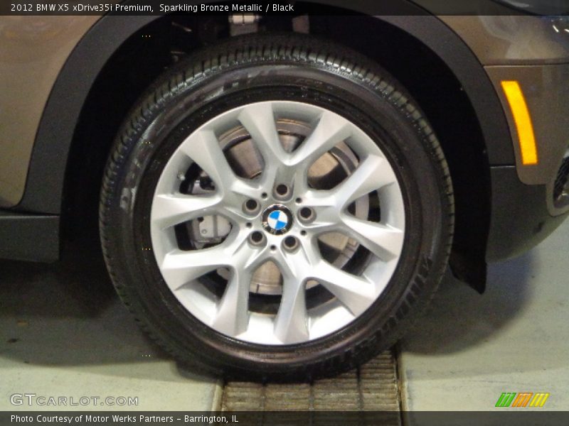 Sparkling Bronze Metallic / Black 2012 BMW X5 xDrive35i Premium