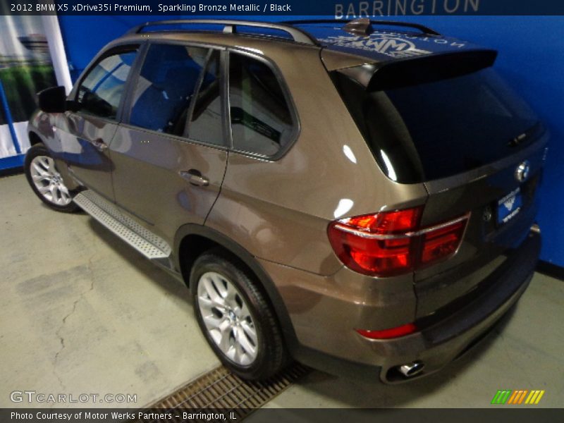 Sparkling Bronze Metallic / Black 2012 BMW X5 xDrive35i Premium