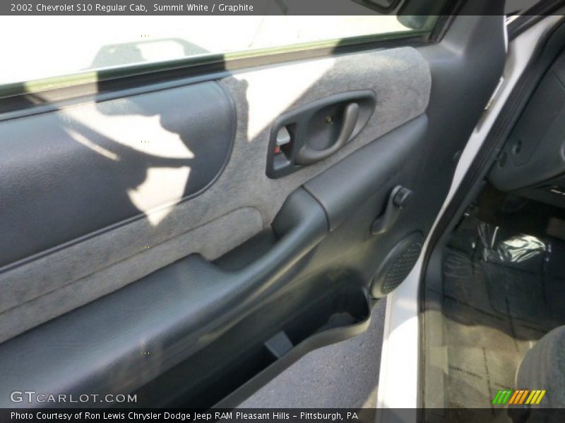 Summit White / Graphite 2002 Chevrolet S10 Regular Cab