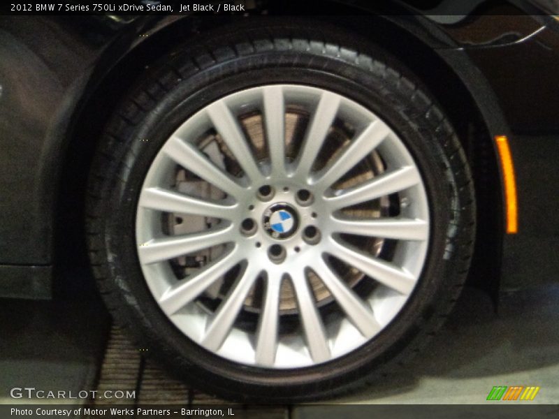 Jet Black / Black 2012 BMW 7 Series 750Li xDrive Sedan