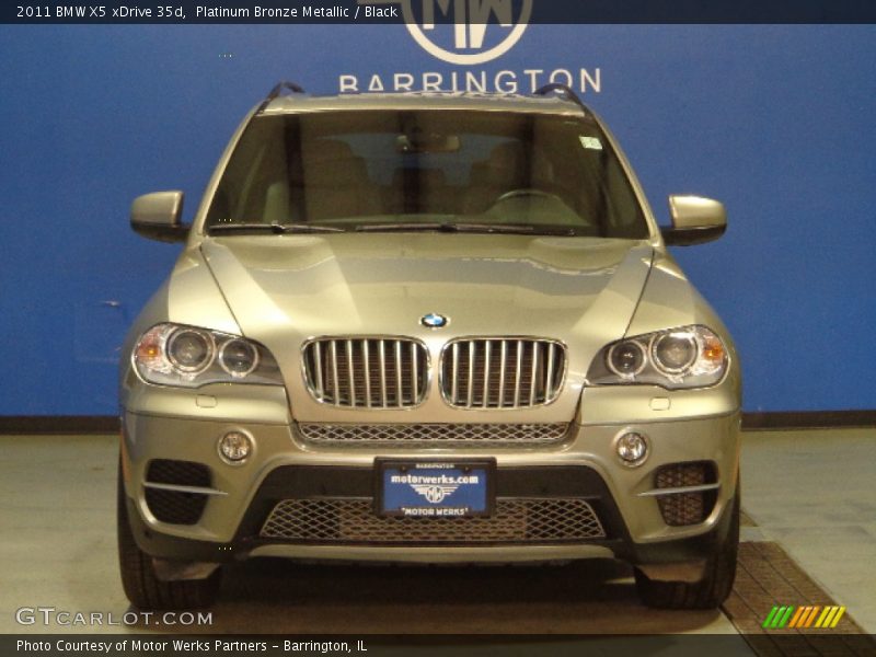 Platinum Bronze Metallic / Black 2011 BMW X5 xDrive 35d