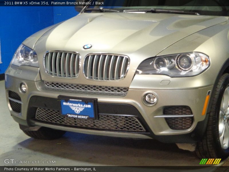 Platinum Bronze Metallic / Black 2011 BMW X5 xDrive 35d