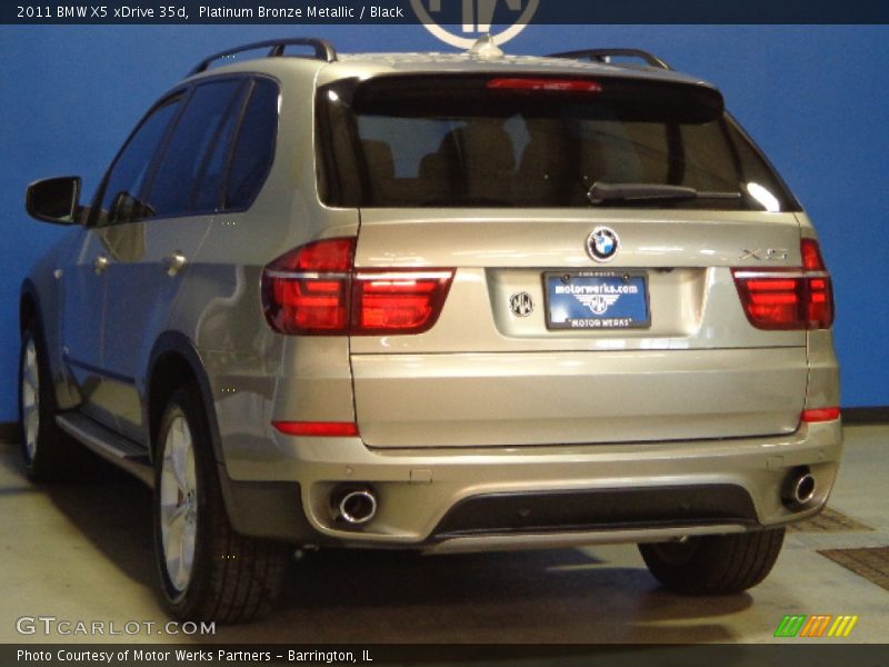 Platinum Bronze Metallic / Black 2011 BMW X5 xDrive 35d