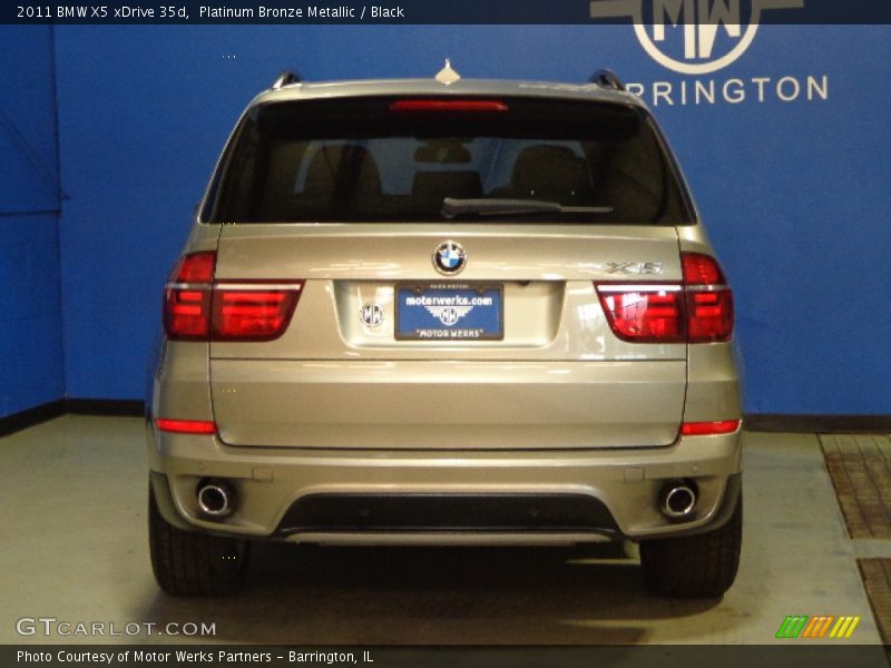 Platinum Bronze Metallic / Black 2011 BMW X5 xDrive 35d