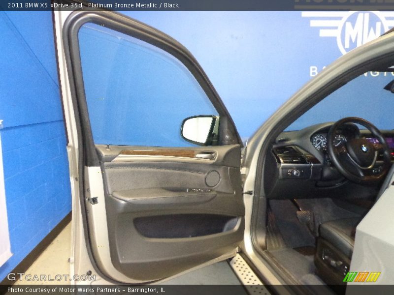 Platinum Bronze Metallic / Black 2011 BMW X5 xDrive 35d