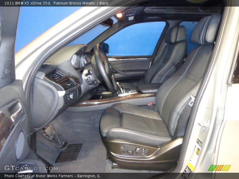 Platinum Bronze Metallic / Black 2011 BMW X5 xDrive 35d
