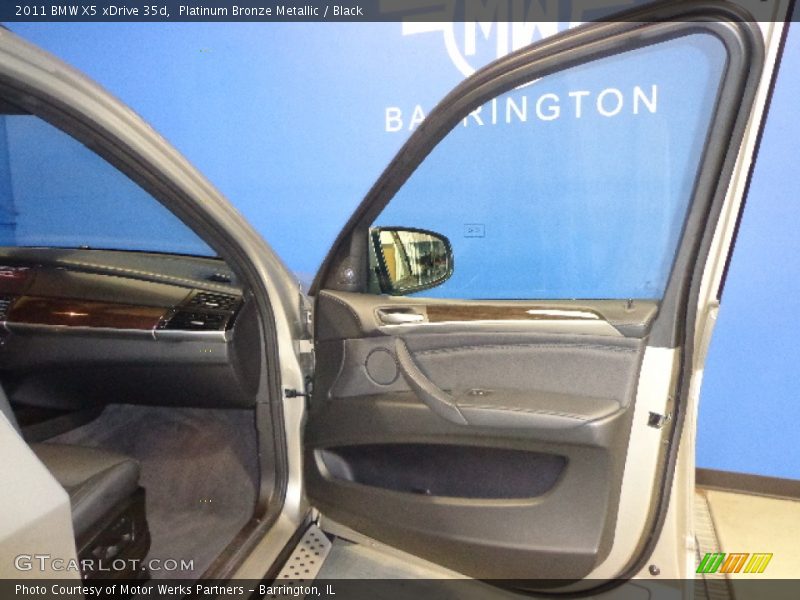 Platinum Bronze Metallic / Black 2011 BMW X5 xDrive 35d