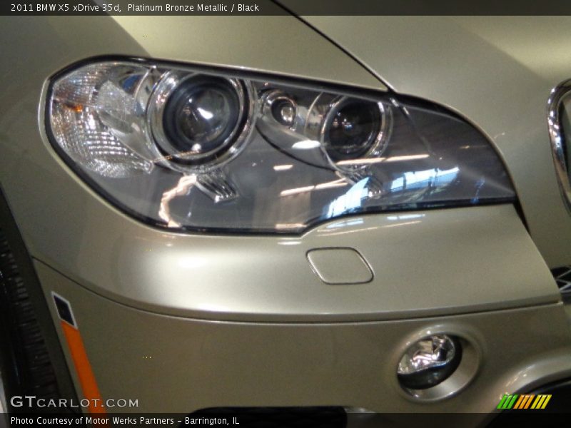 Platinum Bronze Metallic / Black 2011 BMW X5 xDrive 35d