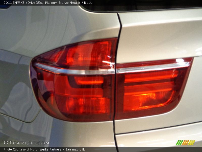 Platinum Bronze Metallic / Black 2011 BMW X5 xDrive 35d