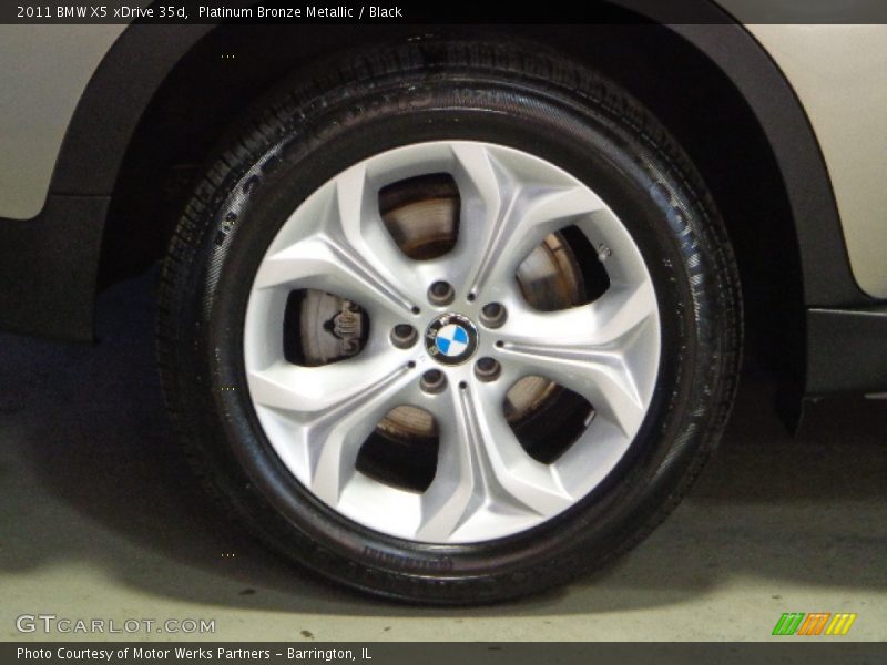 Platinum Bronze Metallic / Black 2011 BMW X5 xDrive 35d