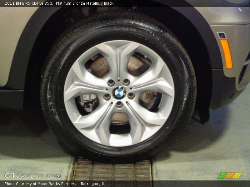 Platinum Bronze Metallic / Black 2011 BMW X5 xDrive 35d