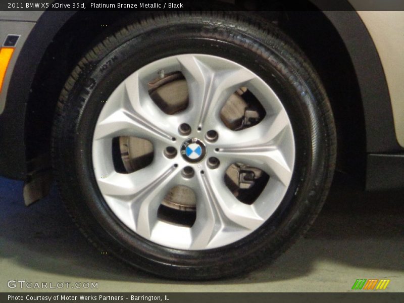 Platinum Bronze Metallic / Black 2011 BMW X5 xDrive 35d