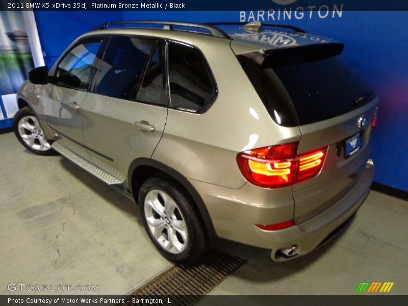 Platinum Bronze Metallic / Black 2011 BMW X5 xDrive 35d