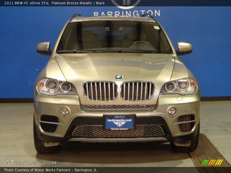 Platinum Bronze Metallic / Black 2011 BMW X5 xDrive 35d