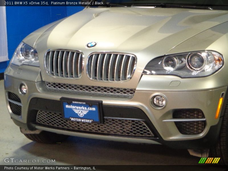 Platinum Bronze Metallic / Black 2011 BMW X5 xDrive 35d
