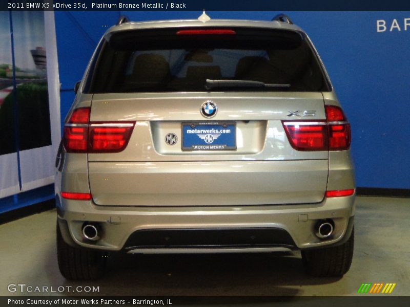 Platinum Bronze Metallic / Black 2011 BMW X5 xDrive 35d