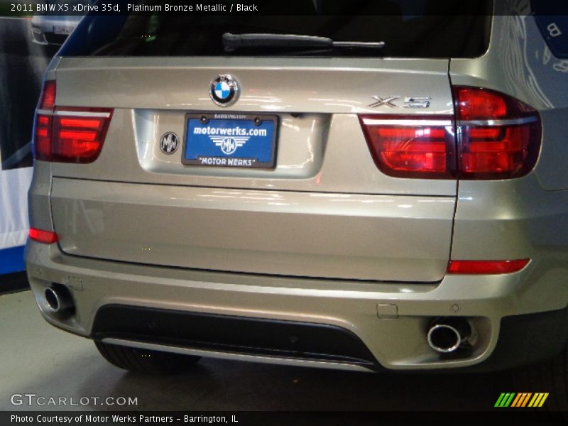 Platinum Bronze Metallic / Black 2011 BMW X5 xDrive 35d