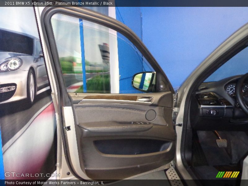 Platinum Bronze Metallic / Black 2011 BMW X5 xDrive 35d
